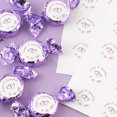 Candy Favor Stickers