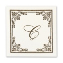 Delicate Border Seals - Ecru