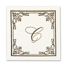 Delicate Border Seals - Ecru