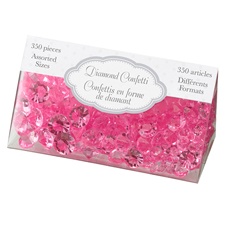 Hot Pink Diamond Confetti