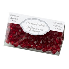 Red Diamond Confetti