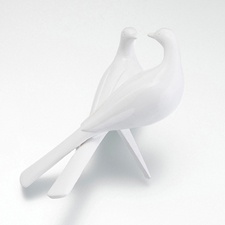 White Doves Cake Pick