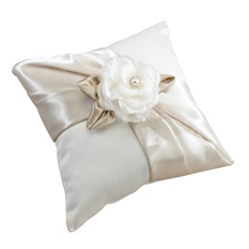 Sophisticated Floral Ring Pillow