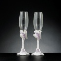 Butterfly Beauty Toasting Flutes
