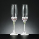 Spring Tulips Toasting Flutes