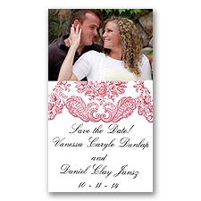 Forever Flourish - Barn Red - Save the Date Magnet