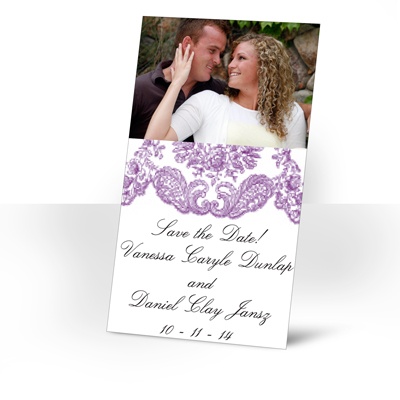 Forever Flourish - Grapevine - Photo Save the Date Magnet