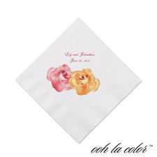 Heavenly Watercolor - Orange - Cocktail Napkin