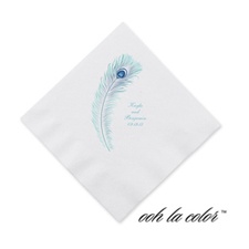 Feather Fancy - Cocktail Napkin