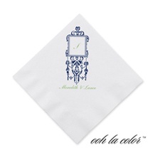 Framed Monogram - Eclipse - Cocktail Napkin