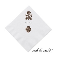 Clearly Refined - Chocolate - Cocktail Napkin