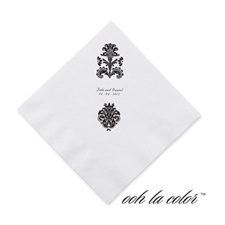 Clearly Refined - Ebony - Cocktail Napkin