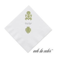 Clearly Refined - Kiwi - Cocktail Napkin