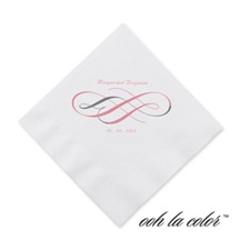 Swirls of Color - Petal - Cocktail Napkin