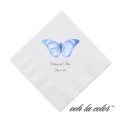 Butterfly in Blue - Cocktail Napkin
