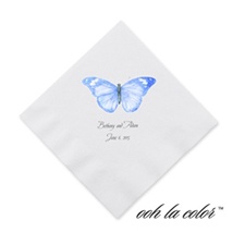 Butterfly in Blue - Cocktail Napkin