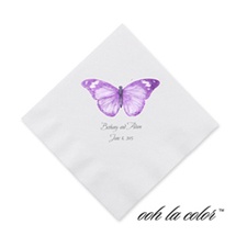 Butterfly in Grapevine - Cocktail Napkin