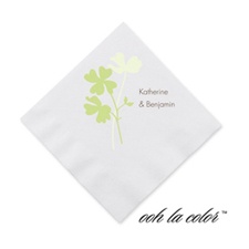 Floral Shadow - Leaf - Cocktail Napkin