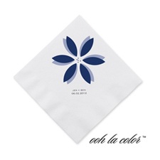 Floral Delight - Eclipse - Cocktail Napkin