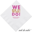 We did it! - Dinner Napkin