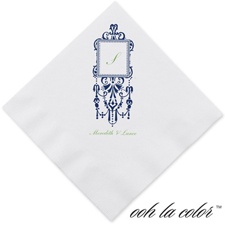 Framed Monogram - Eclipse - Dinner Napkin