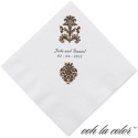 Clearly Refined - Chocolate - Dinner Napkin