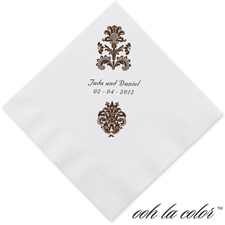 Clearly Refined - Chocolate - Dinner Napkin