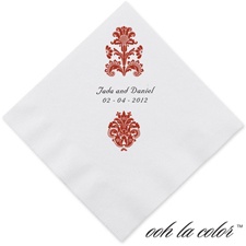 Clearly Refined - Scarlet - Dinner Napkin