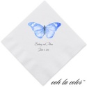 Butterfly in Blue - Dinner Napkin