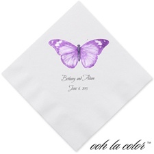 Butterfly in Grapevine - Dinner Napkin