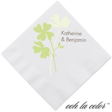 Floral Shadow - Leaf - Dinner Napkin