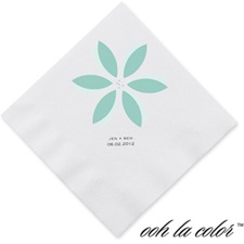 Floral Delight - Lagoon - Dinner Napkin