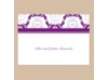Damask Arches - Grapevine - Thank You Note Folder and Envelope