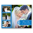 Photo Delight - Blue - Photo Thank You Card and Envelope