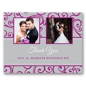Sensational Swirls - Amethyst - Thank You Card and Envelope