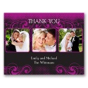 Photos and Flourishes - Amethyst - Photo Thank You Card and Envelope