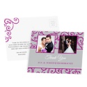 Sensational Swirls - Amethyst - Thank You Postcard