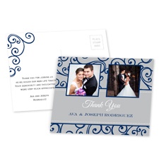 Sensational Swirls - Eclipse - Thank You Postcard