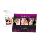 Photos and Flourishes - Amethyst - Thank You Postcard