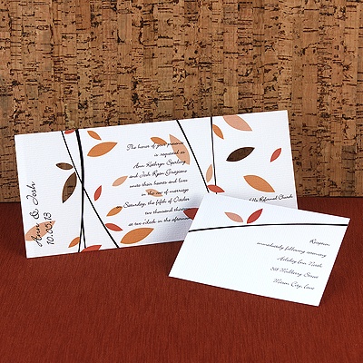 Fall Leaves Invitation