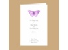 Butterfly in Grapevine - DIY Wedding Program