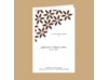 Floral Delight - Chocolate - DIY Wedding Program