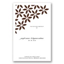 Floral Delight - Chocolate - Wedding Program