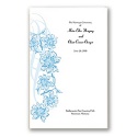 Flowers and Flourishes - Cornflower - DIY Wedding Program