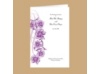 Flowers and Flourishes - Grapevine - DIY Wedding Program