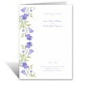 Watercolor Roses - Hydrangea - Wedding Program
