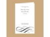 Swirls of Color - Ebony - Wedding Program