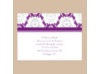 Damask Arches - Grapevine - Reception Card
