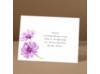 Watercolor Peony - Amethyst - Reception Card
