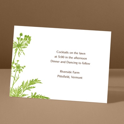 Growing Love - Grass - Reception Card